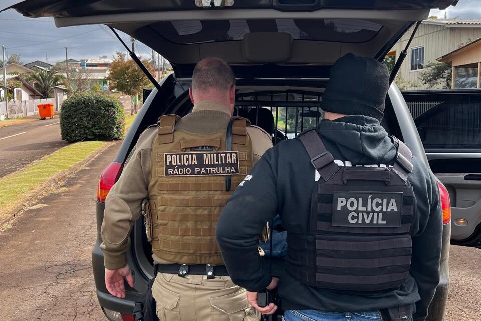 Polícia Civil e Polícia Militar prendem suspeito de colocar fogo na casa da ex-mulher em Palma Sola