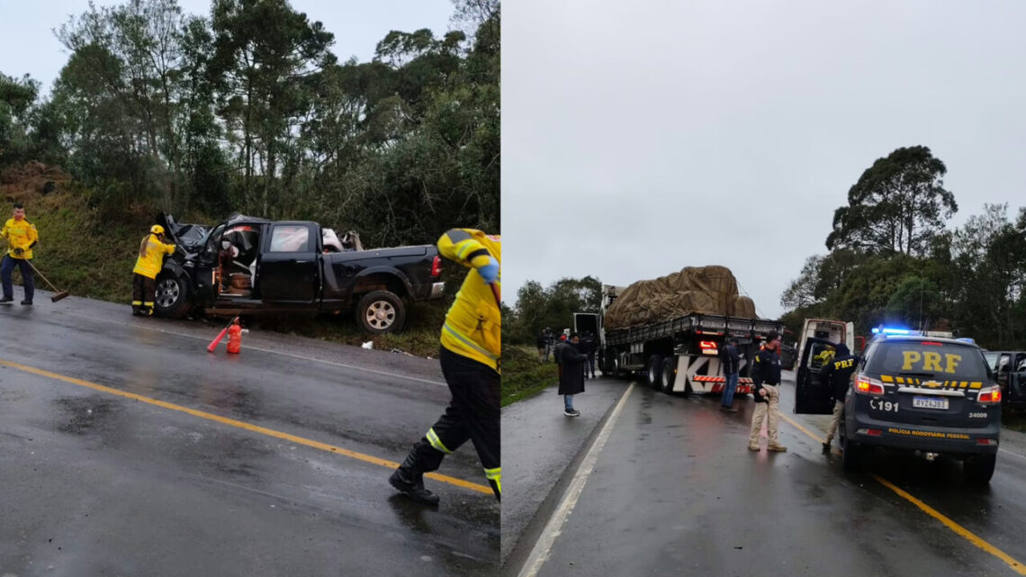 Acidente grave na BR-470 em SC deixa uma pessoa morta; veja imagens Acidente grave na BR-470 em SC deixa uma pessoa morta; veja imagens