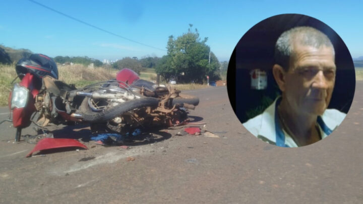 Motociclista morre ao colidir contra caminhão em Pinhalzinho