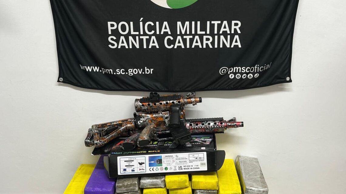 PM apreende cerca de 78 quilos de drogas em Erval Velho