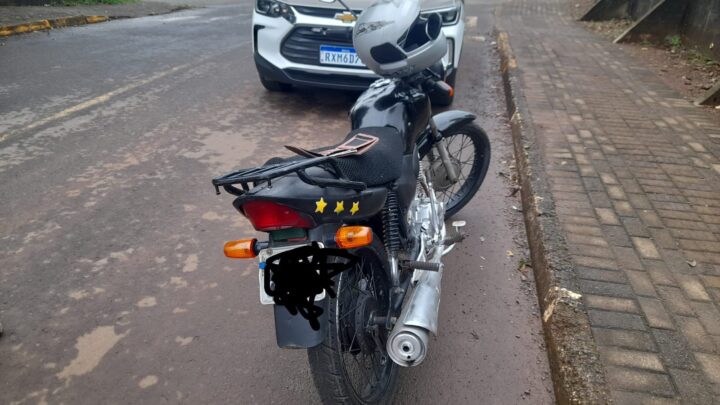 Motocicleta com 24 mil reais em débitos é apreendida em Seara
