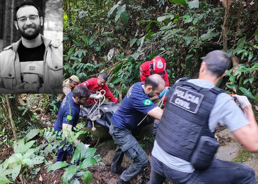 Homem é encontrado morto perto de cachoeira em SC Homem é encontrado morto perto de cachoeira em SC