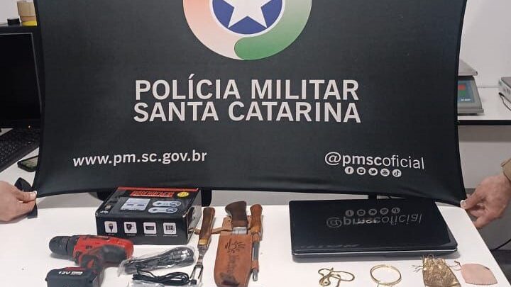 Homem é preso em flagrante por furtos em Chapecó