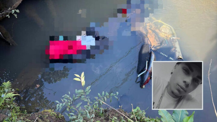 Jovem morre após cair de moto em riacho de SC