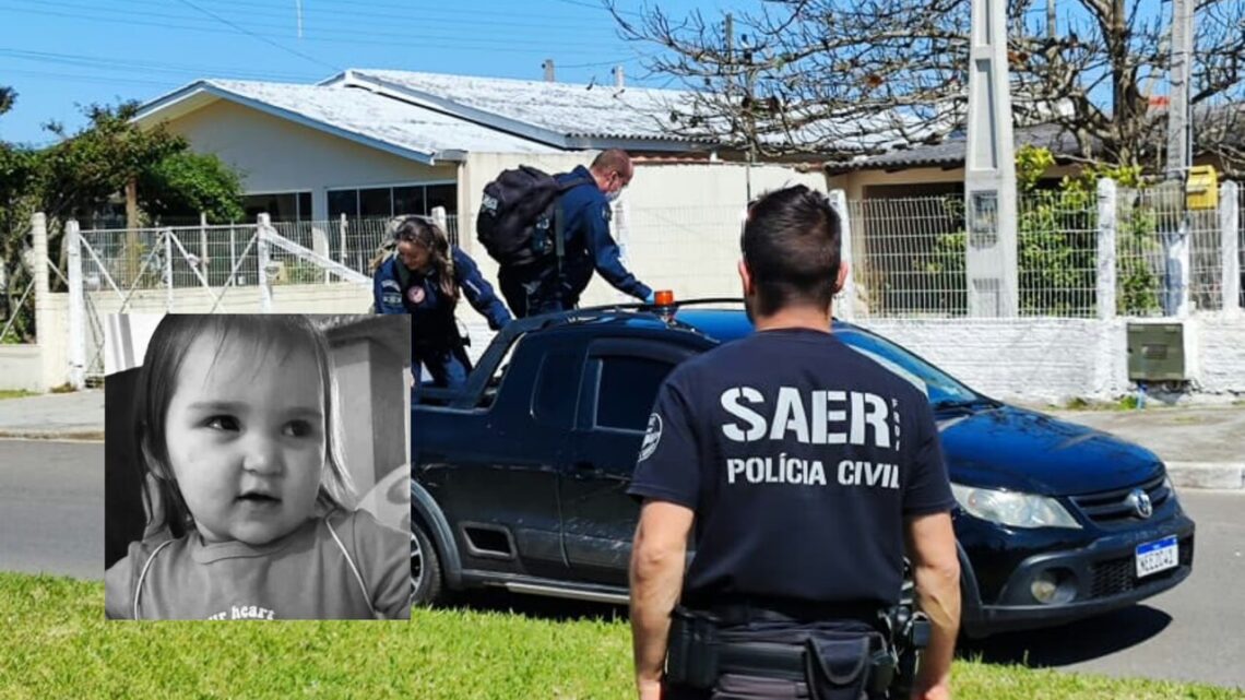 Criança de 2 anos morre após ser esfaqueada no pescoço e mãe é levada à delegacia em SC Criança de 2 anos morre após ser esfaqueada no pescoço e mãe é levada à delegacia em SC