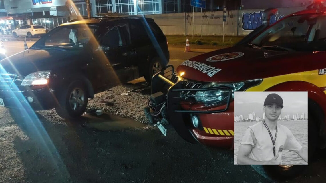 Acidente entre carro e moto mata jovem em SC; ‘dedicado e carinhoso’