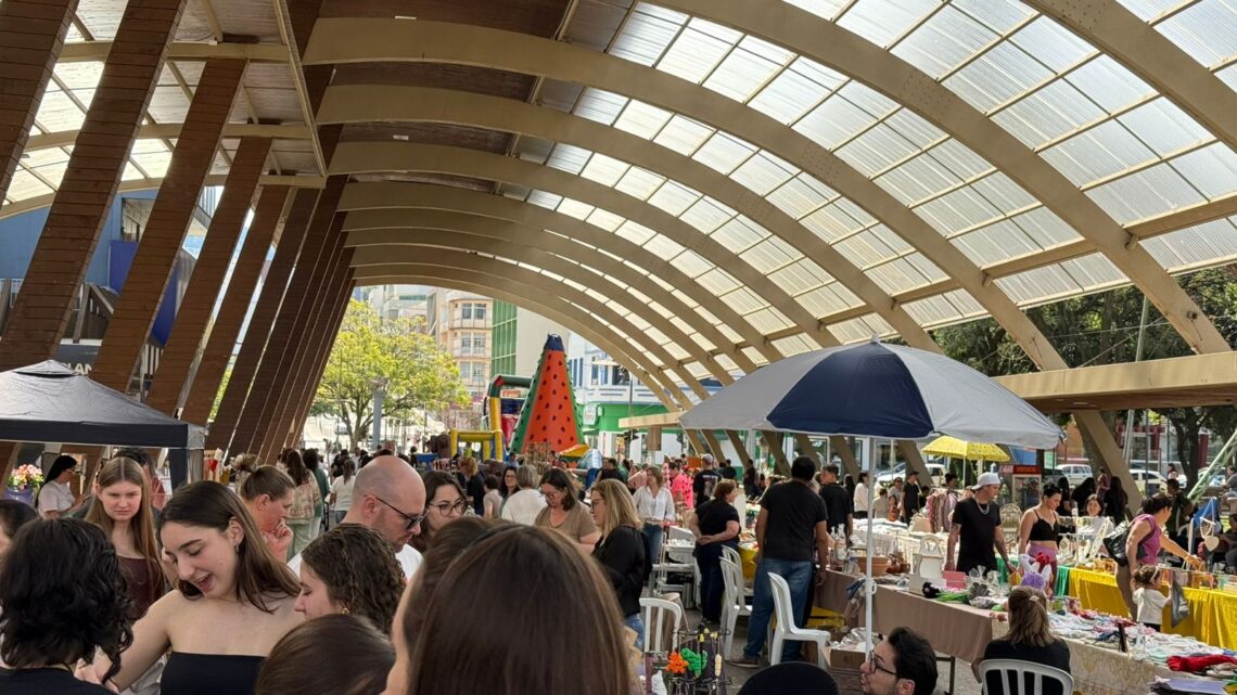 Feira da Rua Coberta movimenta o sábado em Concórdia Feira da Rua Coberta movimenta o sábado em Concórdia