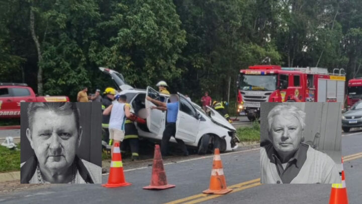 Grave colisão deixa dois mortos e cinco feridos na BR-470 em SC