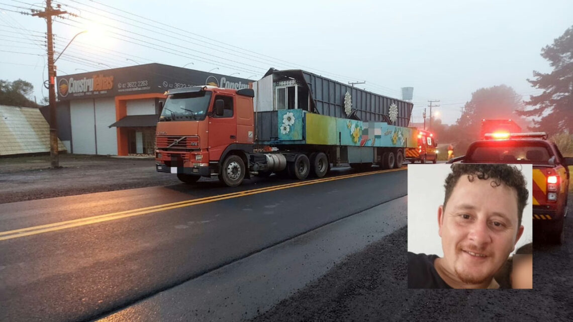 Motociclista morre após colisão na BR-280 Motociclista morre após colisão na BR-280