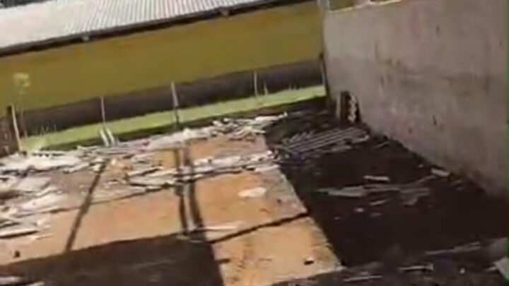 Queda de telhado deixa jovem ferido e mobiliza bombeiros em SC