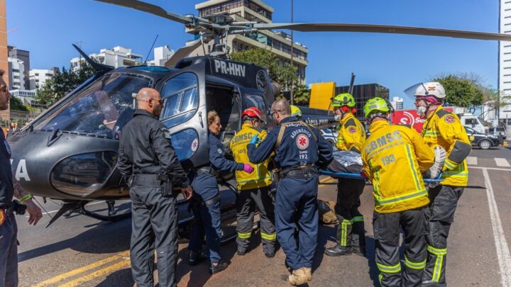 Semana de Trânsito encerra com simulado de acidente em Chapecó
