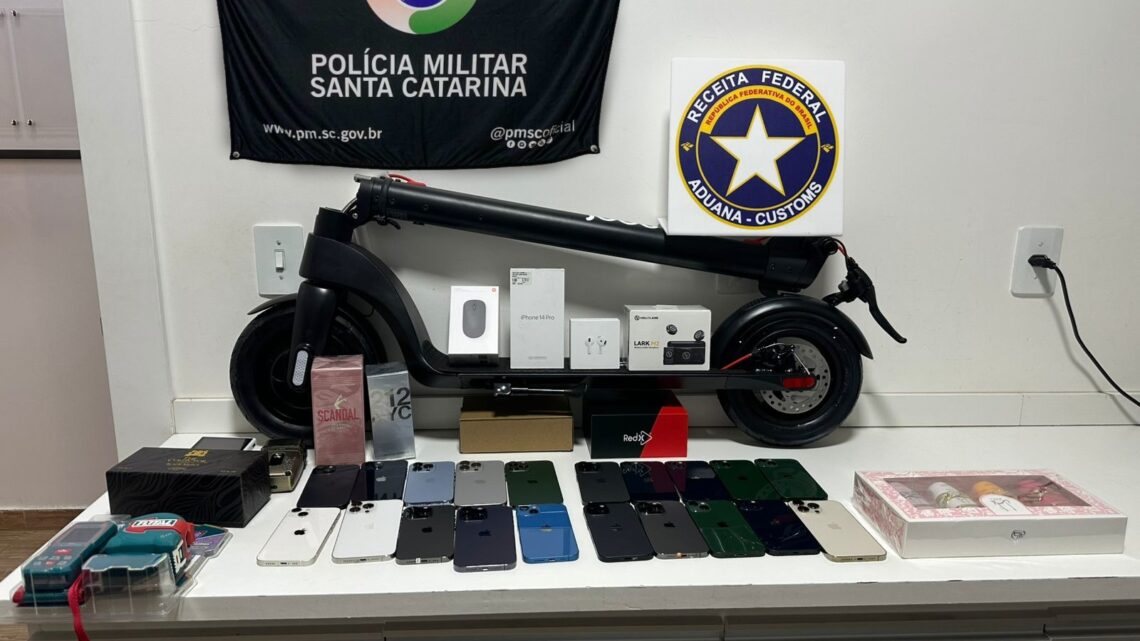 Operação Protetor apreende mercadorias avaliadas em R$ 180 mil em Coronel Freitas