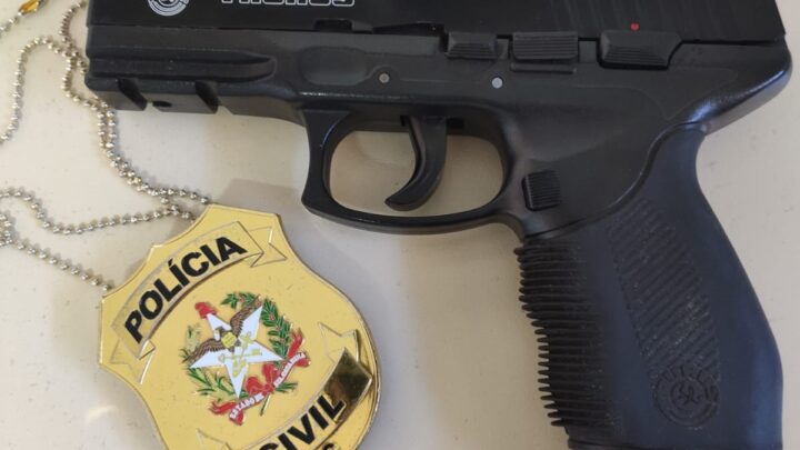 Polícia Civil apreende simulacro de arma de fogo supostamente utilizado em crime de ameaça