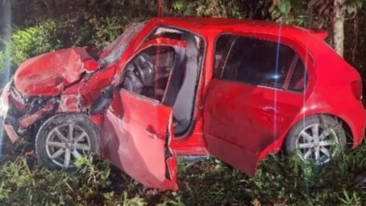 Motorista embriagado e em alta velocidade provoca acidente em SC; mãe e filha ficam feridas