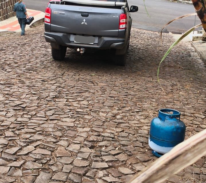 Bombeiros atendem ocorrência de vazamento de gás em Palmitos Bombeiros atendem ocorrência de vazamento de gás em Palmitos