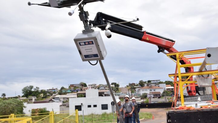 Xanxerê recebe estação hidrometeorológica para monitoramento e prevenção de desastres naturais