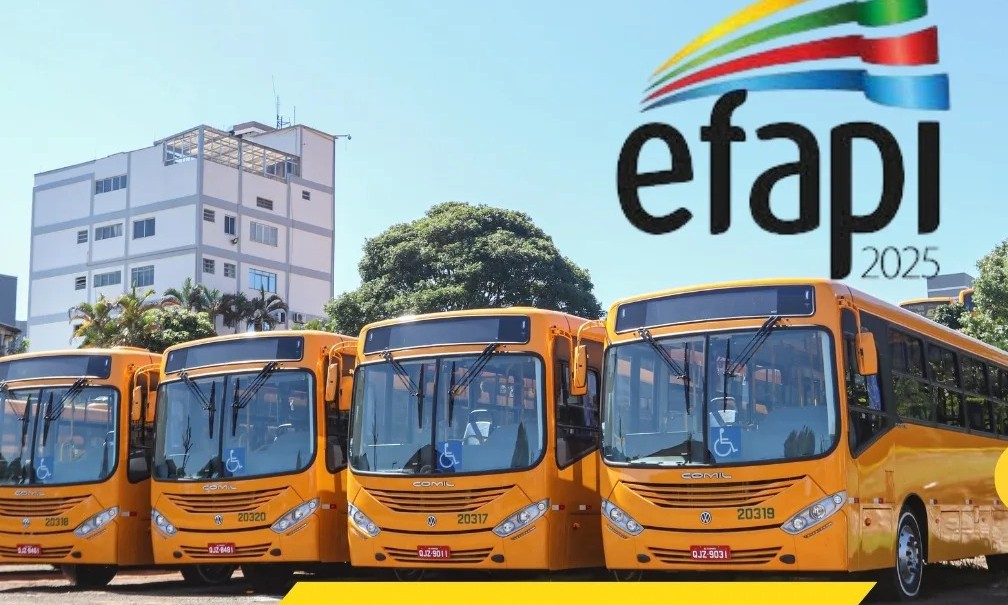 Efapi 2025 terá cinco linhas de ônibus, uma delas criada exclusiva para a feira Efapi 2025 terá cinco linhas de ônibus, uma delas criada exclusiva para a feira