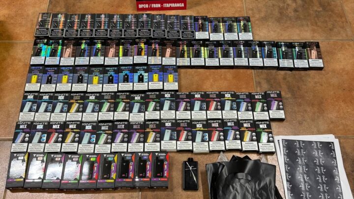 Polícia Civil de Itapiranga impede venda ilegal de cigarros eletrônicos e realiza prisão na véspera da Oktoberfest