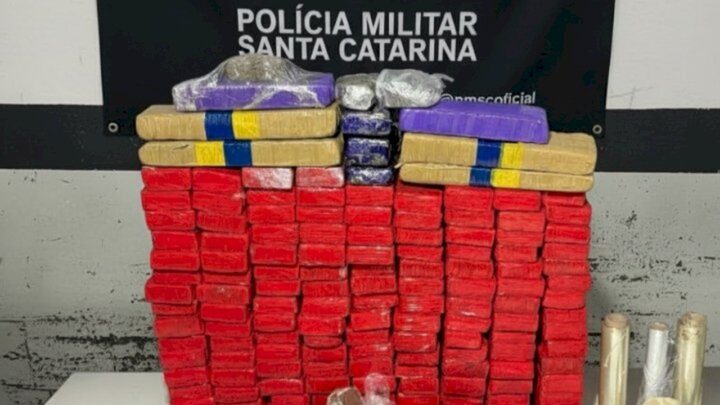 Operação conjunta resulta em apreensão de mais de 135 quilos de maconha