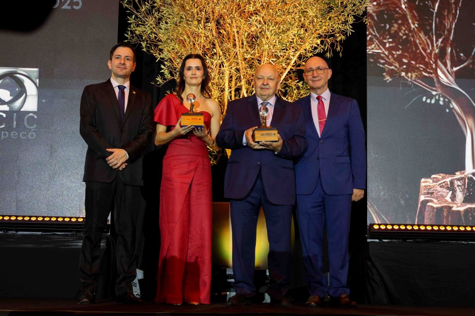 Chapecó elege empresária e empresário do ano em evento da Acic