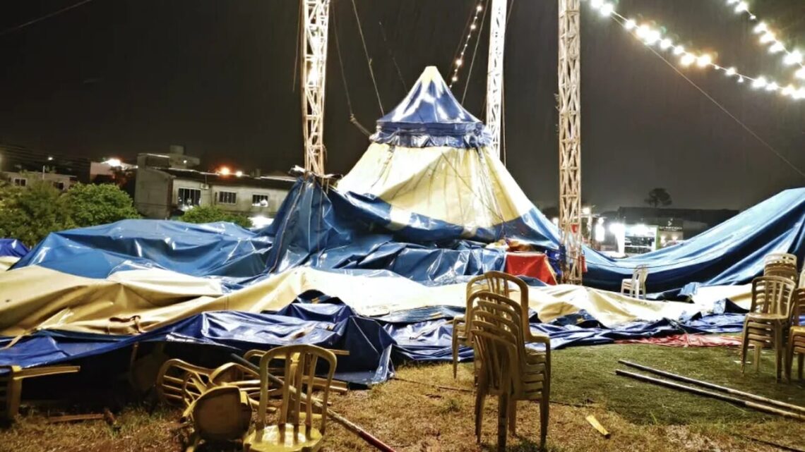 Ventos e chuva intensa causam danos e mobilizam Defesa Civil em Chapecó