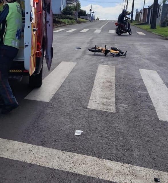 Criança é atropelada enquanto andava de bicicleta em Quilombo