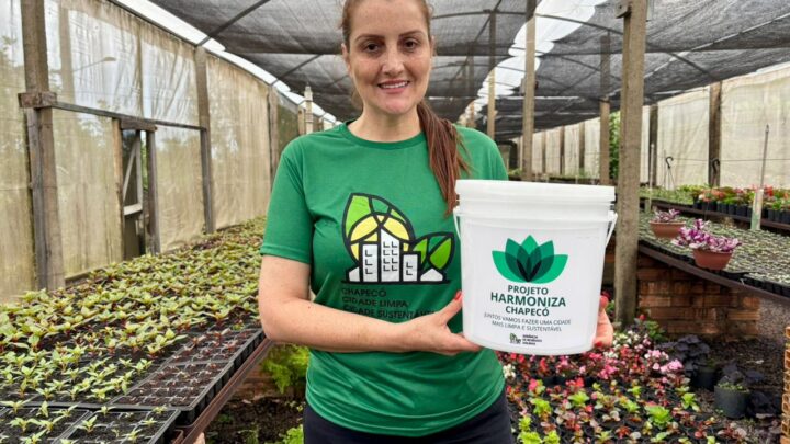 Projeto Oportuniza Chapecó fará entrega baldes para coleta de lixo orgânico