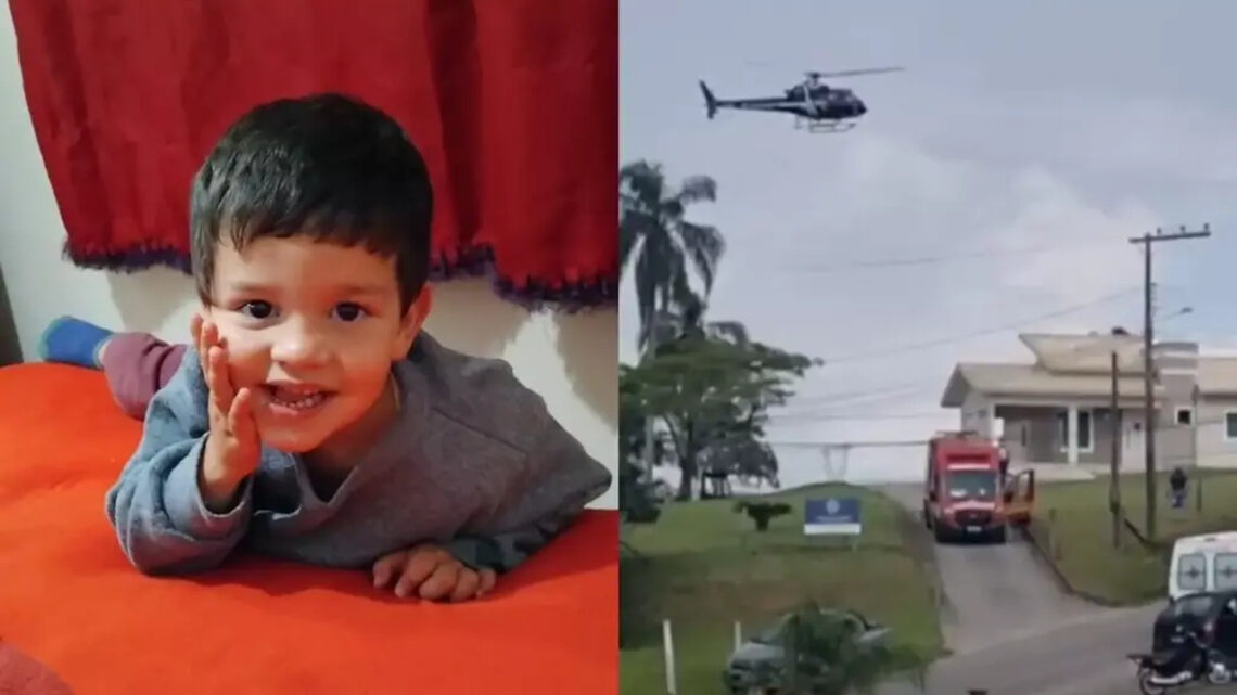 Menino de 3 anos morre após se afogar em piscina em SC