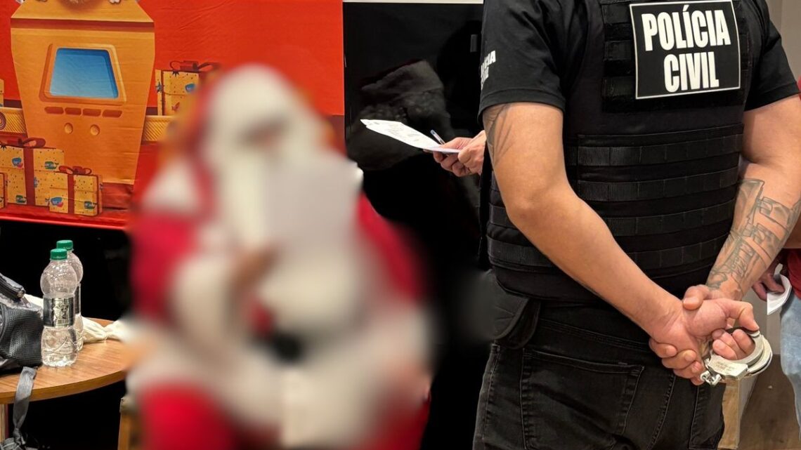 Homem que trabalhava como Papai Noel é preso por estupro em SC