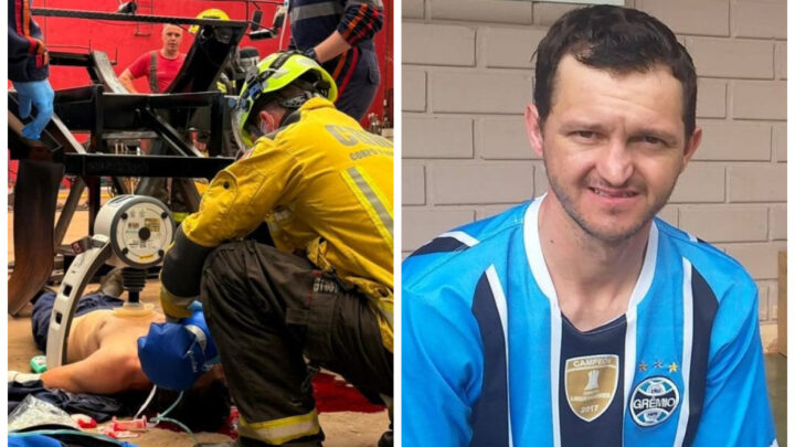 Explosão em empresa na BR-282 deixa trabalhador gravemente ferido em Chapecó; veja as imagens