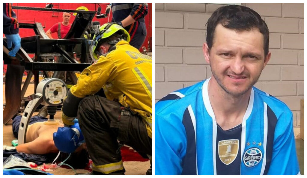 Explosão em empresa na BR-282 deixa trabalhador gravemente ferido em Chapecó; veja as imagens