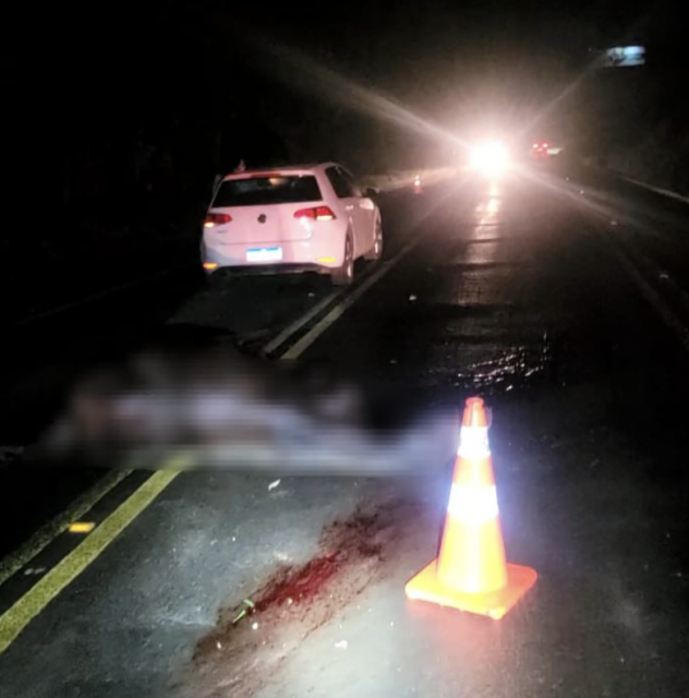 Cavalo invade rodovia SC-480 e causa acidente com feridos em Chapecó