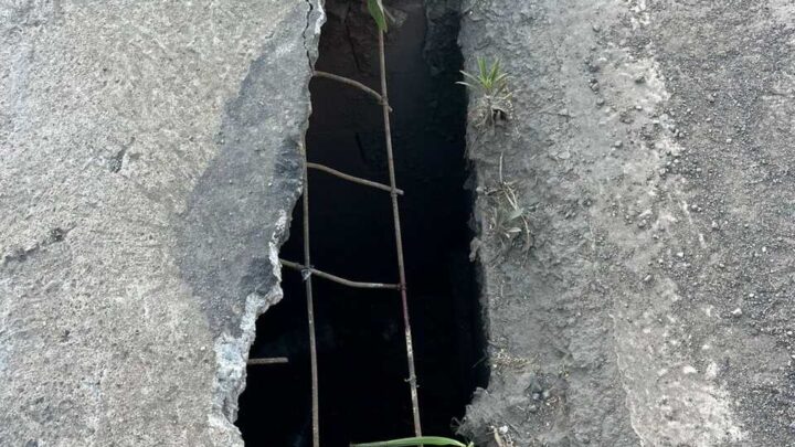 Mulher fica ferida após cair em boca de lobo na BR-470 em Pouso Redondo