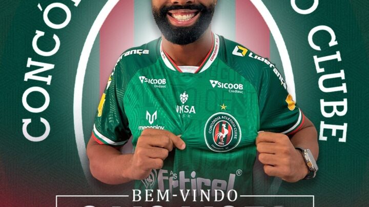 Concórdia anuncia a contratação do atacante Caio Mota por empréstimo