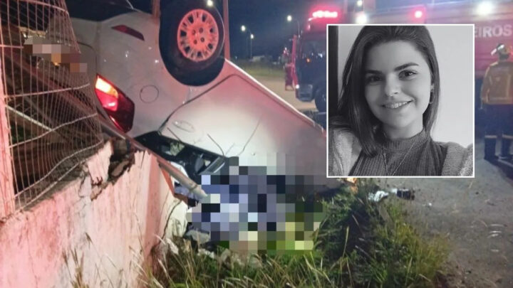 Mulher de 23 anos morre após capotamento em Curitibanos