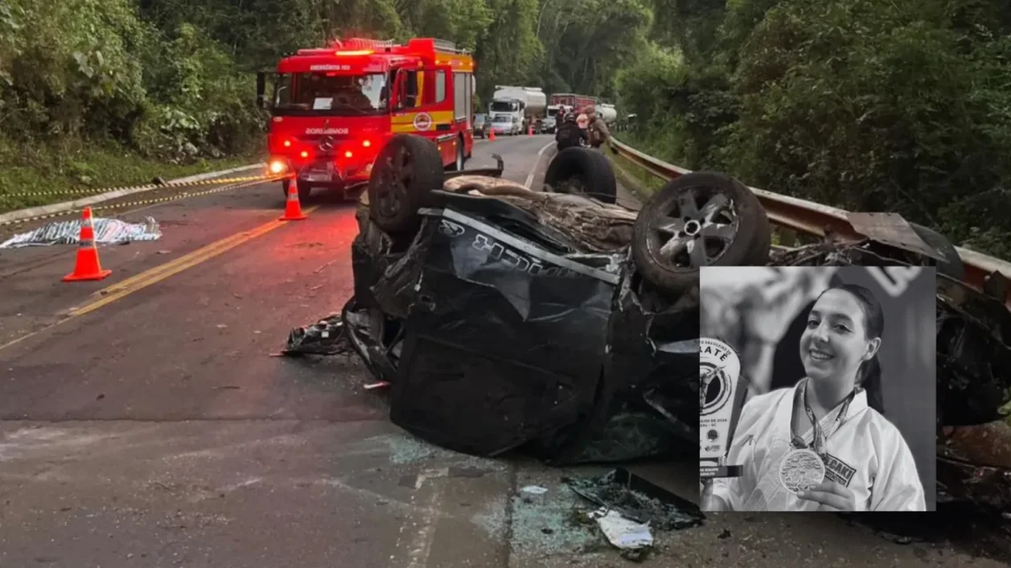 Mulher morre em capotamento durante acidente grave em SC