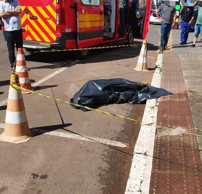 Trabalhador morre após cair do 3º andar de edifício durante serviço em Campos Novos