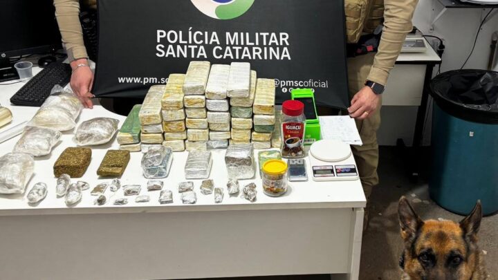 Homem é preso com mais de 19 kg de maconha em Chapecó
