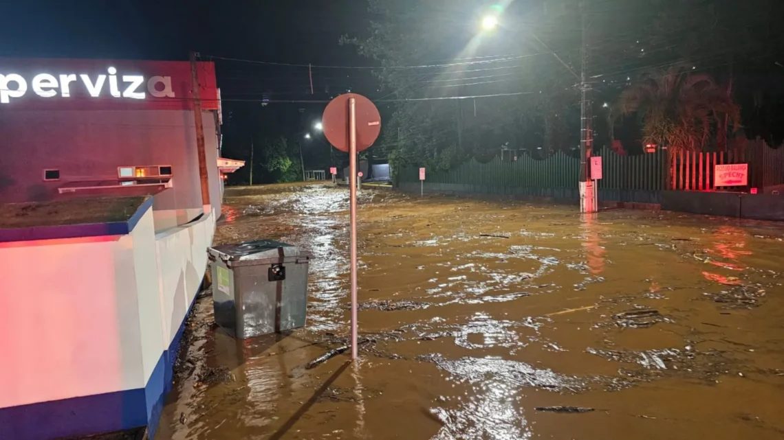 Chuvas causam transtornos e prejuízo no Oeste de SC