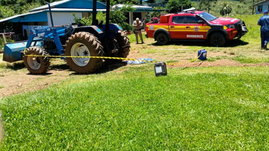 Criança de 4 anos morre em acidente com trator no interior de SC