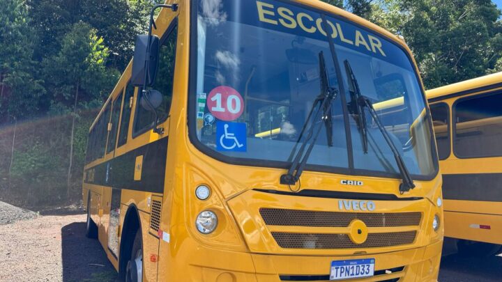 Prefeitura de Xaxim instala câmeras de videomonitoramento em toda a frota do transporte escolar