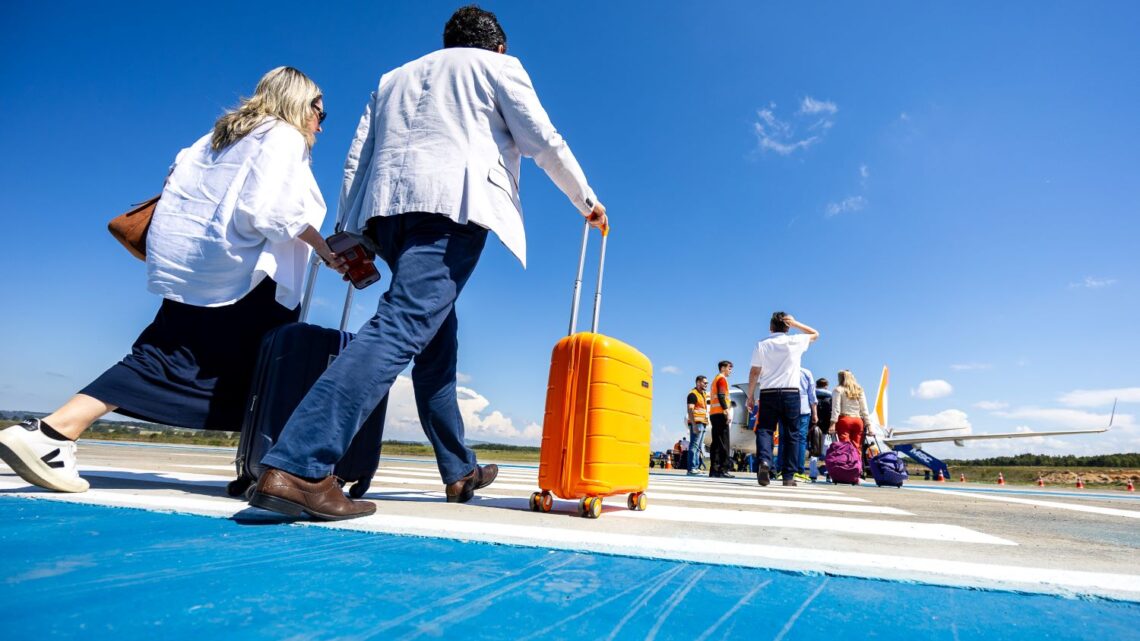 Santa Catarina registra novo recorde com 8,5 milhões de passageiros aéreos em 2025