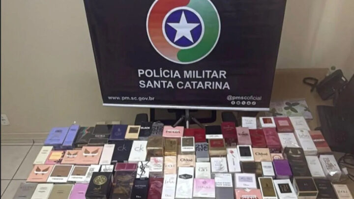 Polícia Militar prende casal suspeito de série de furtos de perfumes em SC