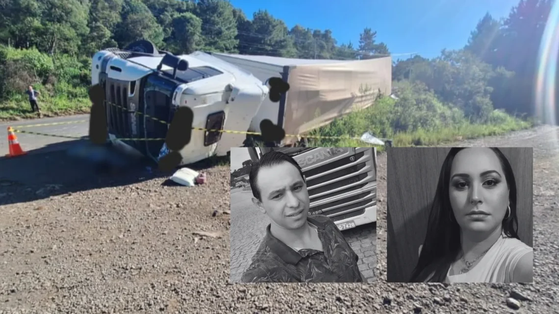 Quem era o casal morto em acidente com caminhão na SC-135