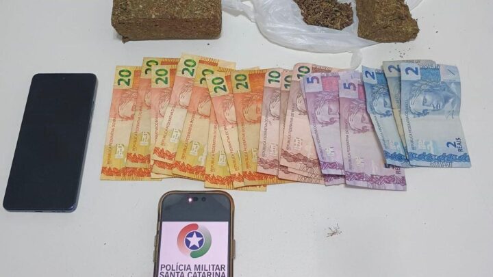 Polícia apreende mais de 400 gramas de maconha em estabelecimento no bairro Líder em Chapecó