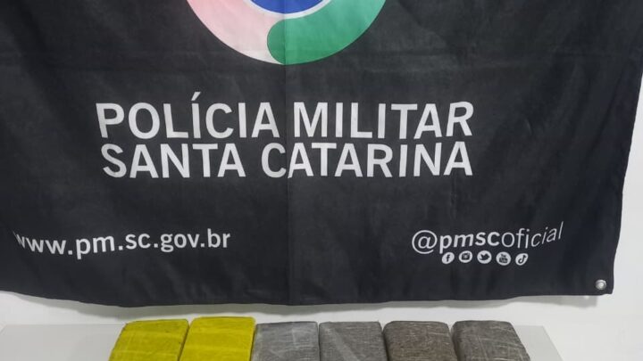 Polícia Militar apreende cerca de cinco quilos de maconha em ação contra o tráfico internacional na fronteira