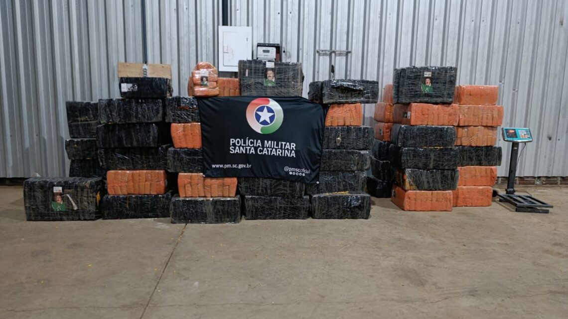 Polícia descobre depósito com quase duas toneladas de maconha às margens da BR-282