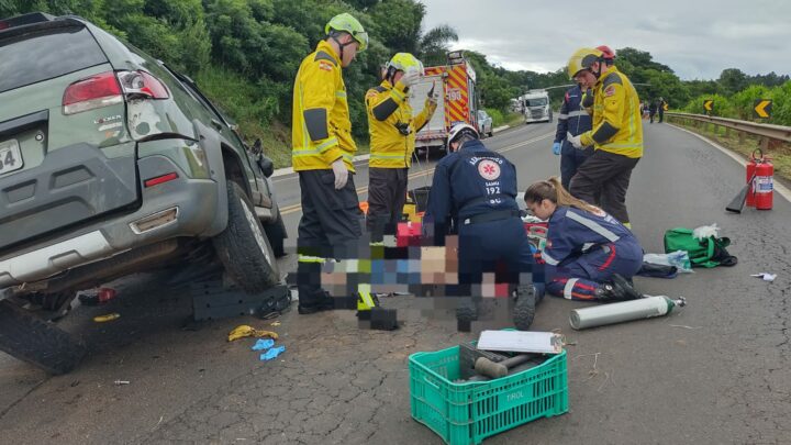 Homem morre em grave acidente na BR-282 em Xanxerê