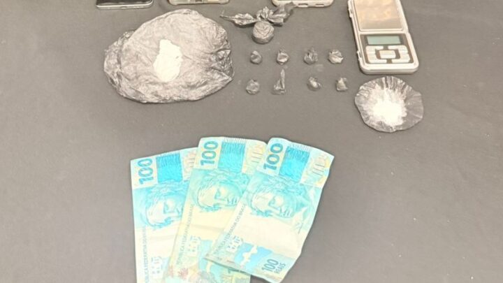 Casal é preso por tráfico de drogas após abordagem policial em São Miguel do Oeste