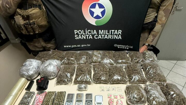 Casa abandonada é usada para armazenar drogas e materiais ilegais em Biguaçu